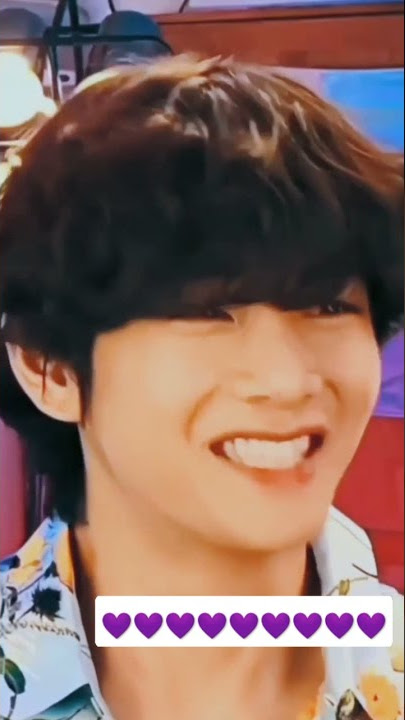 wait for his smile 😊 #kim taehyung #V #bts V smile #cutiepie V #bts💜