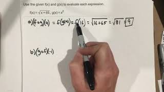 5.1 - Problem #6 (Precalculus)