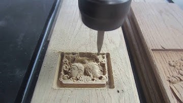 Acctek AKG1212 medium size CNC machine milling 3D buddha head