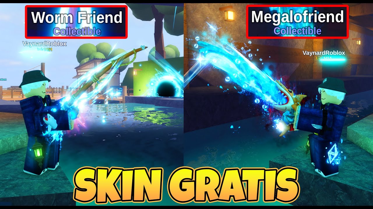 CARA MUDAH MENDAPATKAN SKIN ROD GRATIS WORM FRIEND DAN MEGALOFRIEND DI FISH IT ROBLOX