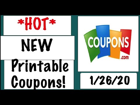 *HOT* New Printable Coupons!–1/26/20