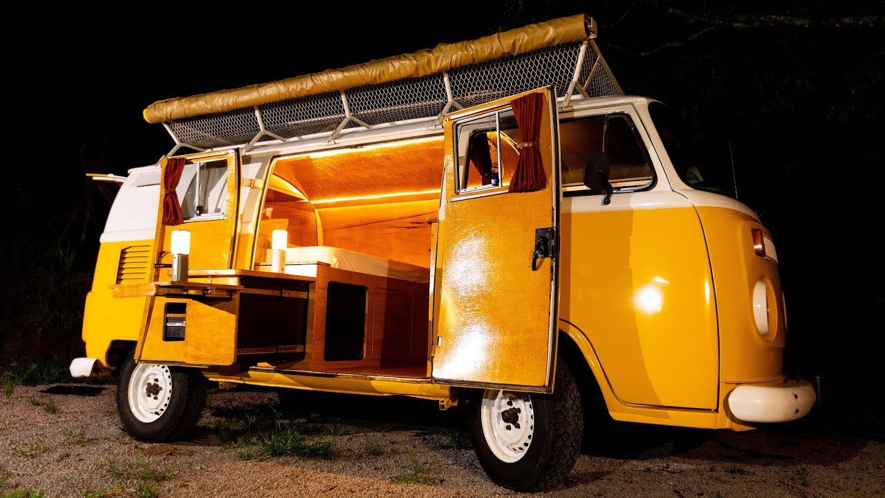 Campervan Conversion Full Build Timelapse - VW Bus - YouTube