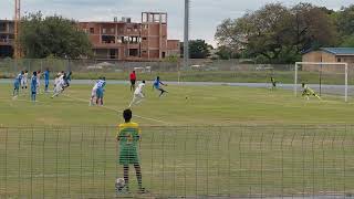 Upington FC takes a lead against Gomora FC at Malamulele Stadium 