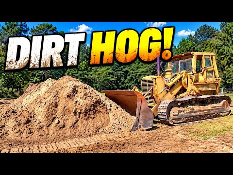 Adding Dirt To Level The Hay Field!