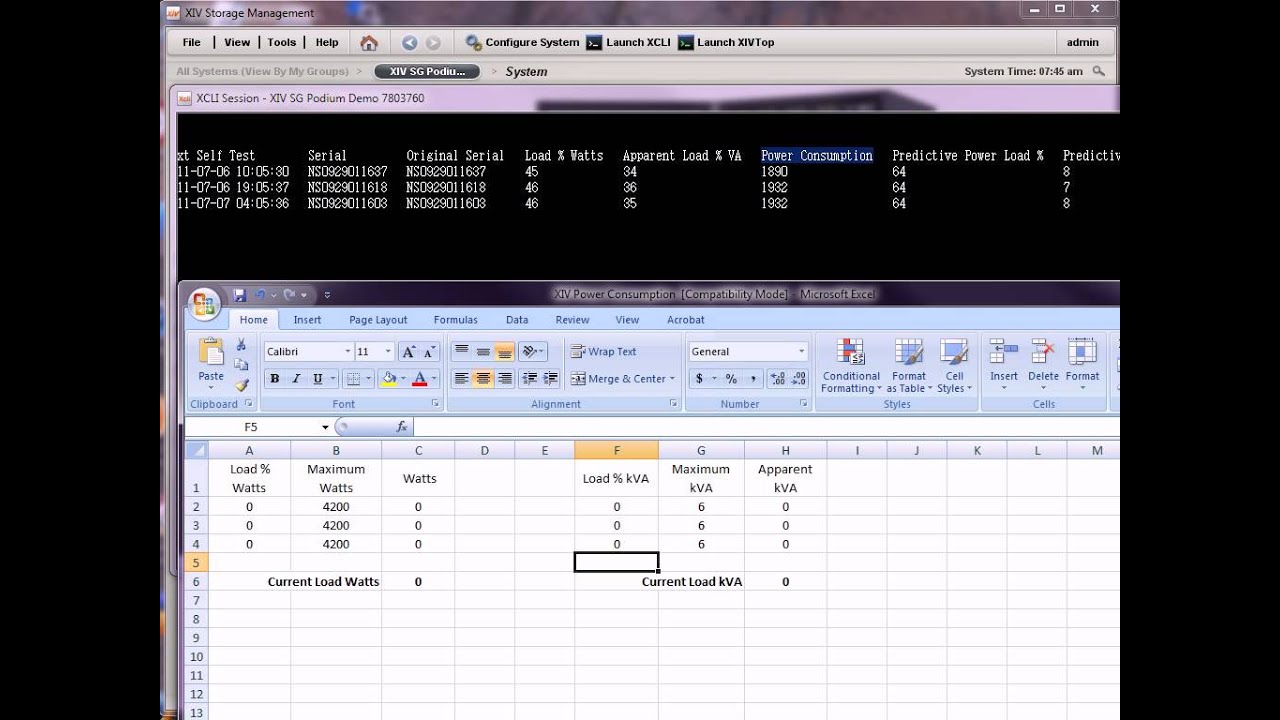 IBM XIV Power Consumption (HD) YouTube