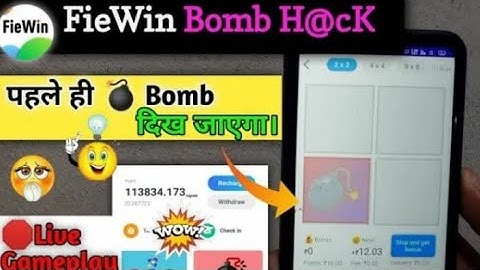 Fiewin h@ck ! Fiewin minesweeper bomb visible h@ck mod apk ! Fiewin minesweeper circle bomb show mod