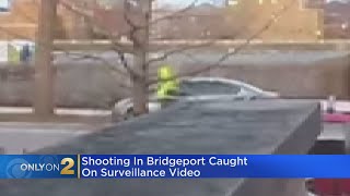 Sound of gunfire in Bridgeport caught on surveillance video