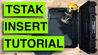 How to Cut and Fit a Foam Insert for your Dewalt TSTAK