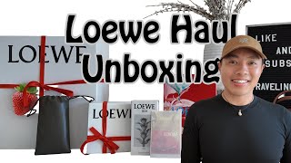 Loewe Haul Unboxing - Flamenco Purse Tote, Safari Sunglasses, Anagram Belt, 001 EDP