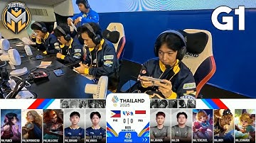 TEAM PH vs TEAM ID | Game 1 | SEA Games 2025