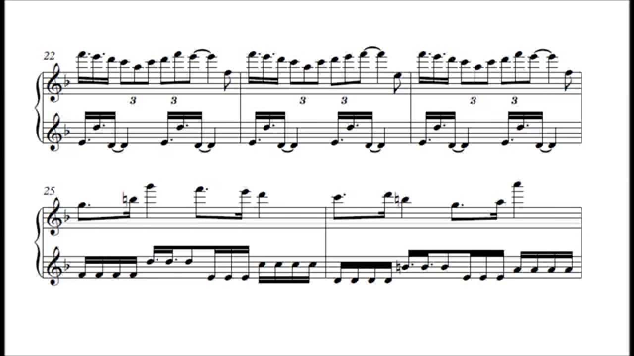 Aphex Twin Nannou Piano Cover With Sheet Music Youtube