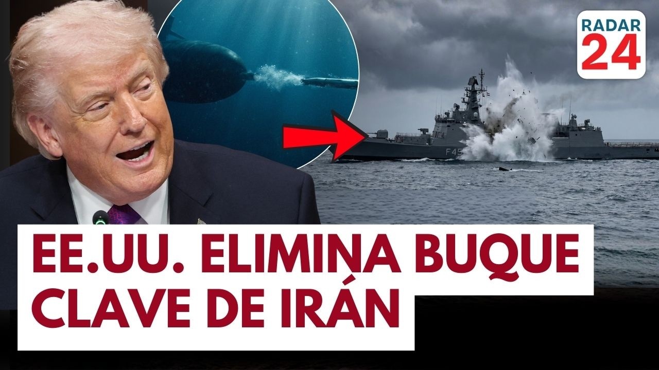 🟠 SUBMARINO ESTADOUNIDENSE HUNDE BUQUE MILITAR DE IRÁN | #RADAR24