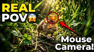 Micro Camera on a Field Mouse 🐭 | Real Tiny World Adventure!