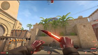 Huntsman Knife StatTrak™ Doppler (Ruby) + Sport Gloves Slingshot