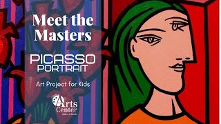 Meet the Masters  PICASSO Portrait  Art Project for Kids