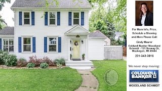 802 Mills Avenue, North Muskegon, MI Presented by Cindy Maurer.