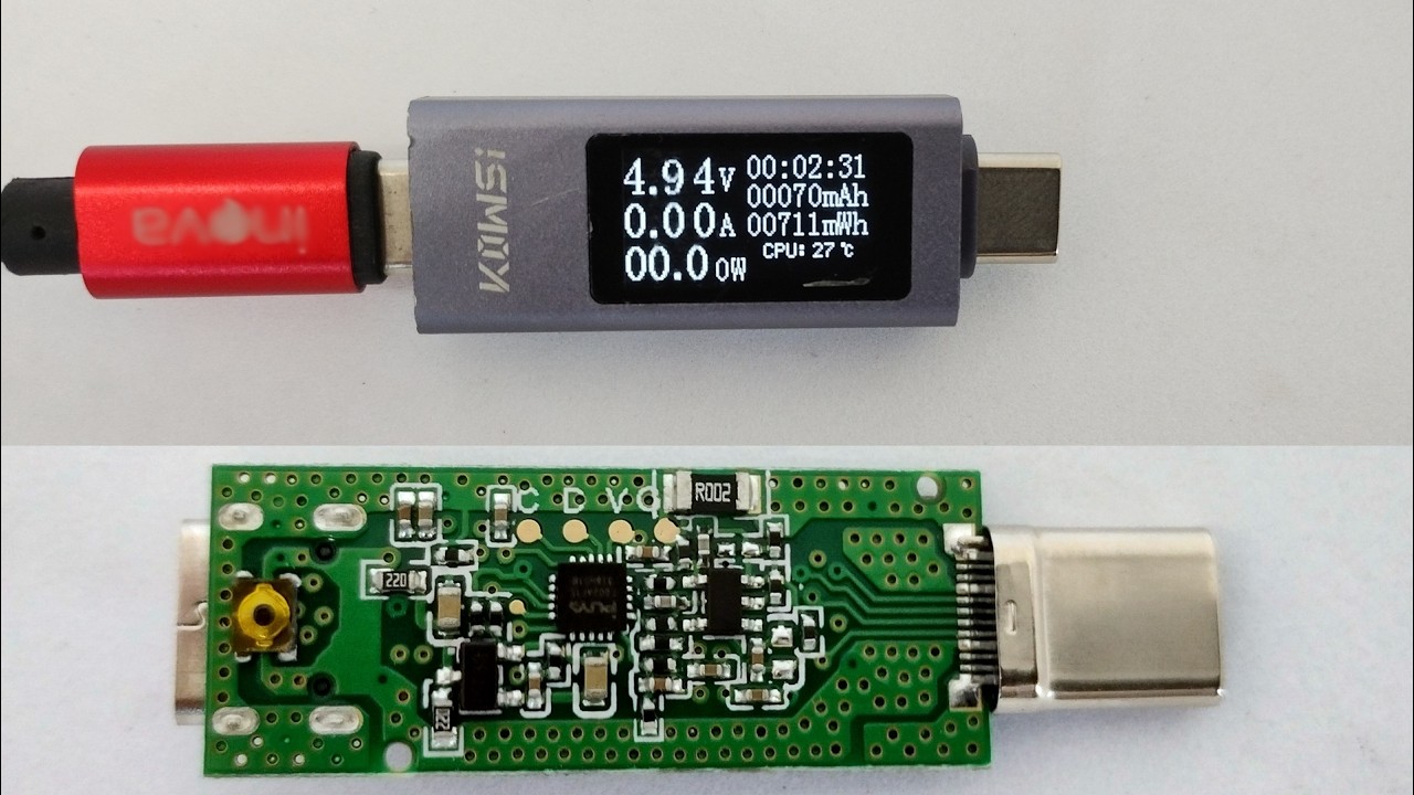 Testador de porta USB C KWS-2301C - Unboxing, testes e desmontado.