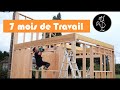 Time lapse construction dune micro maison de 20m2