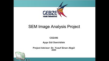 🎓 GTU CSE 495 GRADUATION PROJECT - SEM Image Analysis 🔬