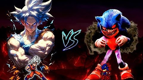 Son Goku DBS V7 OP (all form) VS Song exe V3 OP (all form) in Jump Force Mugen