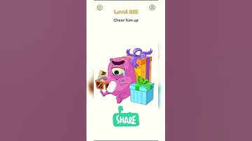 DOP 2 Gameplay Level 262 Cheer Him Up Shorts Delete One Part Solution and Answer 🔥 Subscribe 🔥