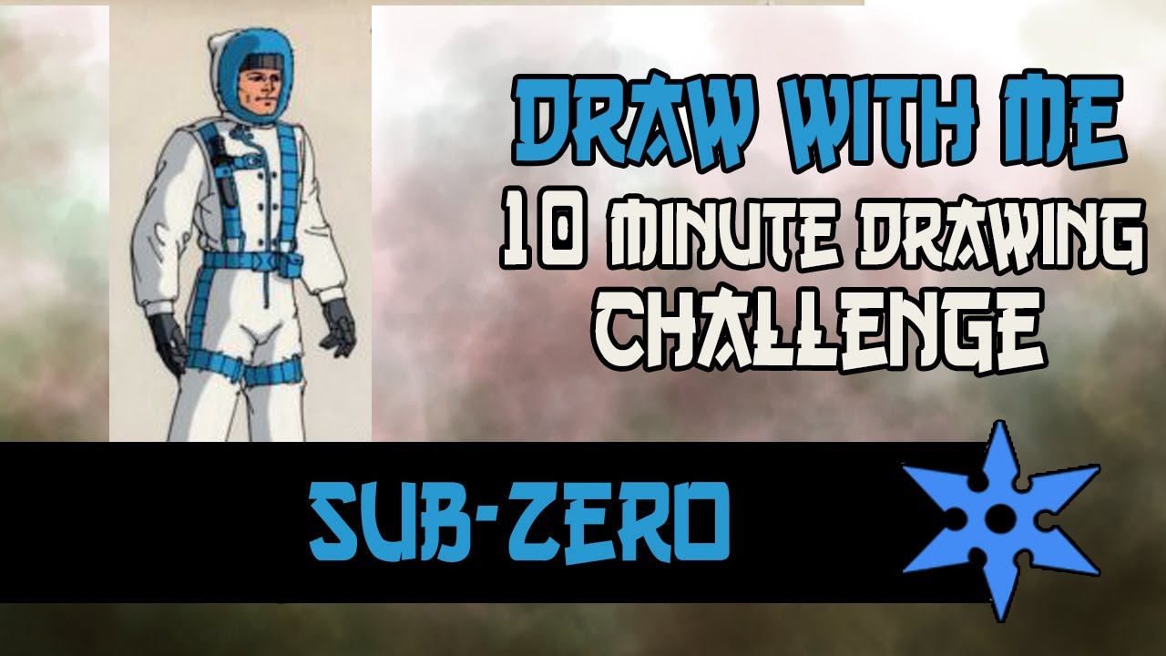 Draw with me. #subzero 10 Minute Drawing Challenge #artchallenge #gijoe ...