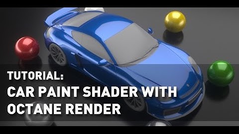 Car Paint Material In Octane Render