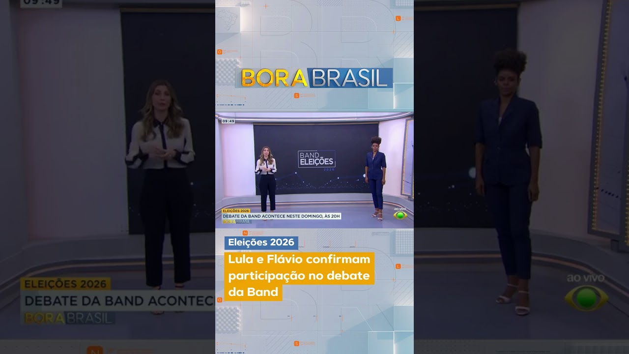 Lula e Flávio confirmam participação no debate da Band