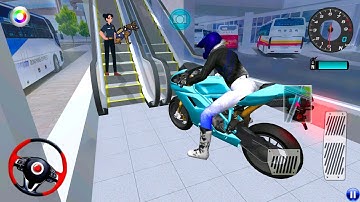 Exploring the Express Bus Terminal on a NewBike - 3D Driving Class 2025 gameplay Ep-11