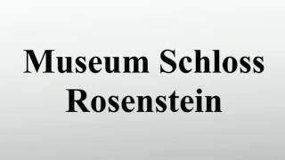 Museum Schloss Rosenstein