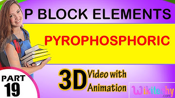 Pyrophosphoric acid  p block elements  class 12 chemistry subject notes lectures cbse iitjee neet