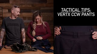 Tactical Tips: Vertx  CCW Pants