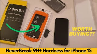 Zeniss NeverBreak 9Hplus Hardness for iPhone 15 Pro Max Screen