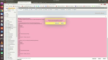 How to fix Parameter must be an array or an object that implements Countable (phpmyadmin ubuntu)