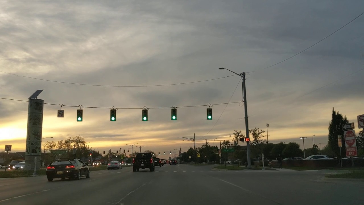 Woodward Ave. 9:00 PM 05/23/2020 - 11 mile to 15 mile - YouTube