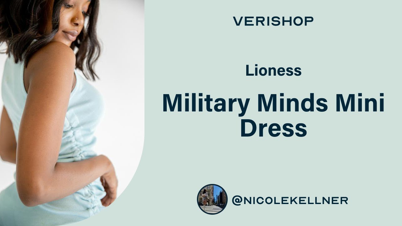 Lioness Military Minds Mini Dress Review