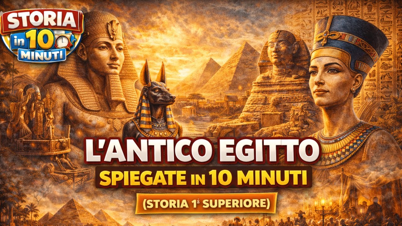 Antico Egitto in 10 minuti  – Faraoni, piramidi e misteri del Nilo