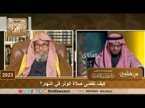 2023 - كيف تقضى صلاة الوتر في النهار؟