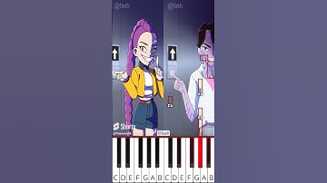 Handsome VS Ugly COMPLETE EDITION | Kpop Demon Hunters (@fash) - Octave Piano Tutorial