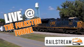 Folkston Funnel LIVE Railcam - Folkston, Georgia  | CSX Nahunta Sub   Amtrak | RailStream