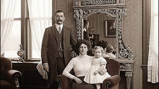 Experts Turn Pale After Zooming Into Mirror in 1903 Family Portrait