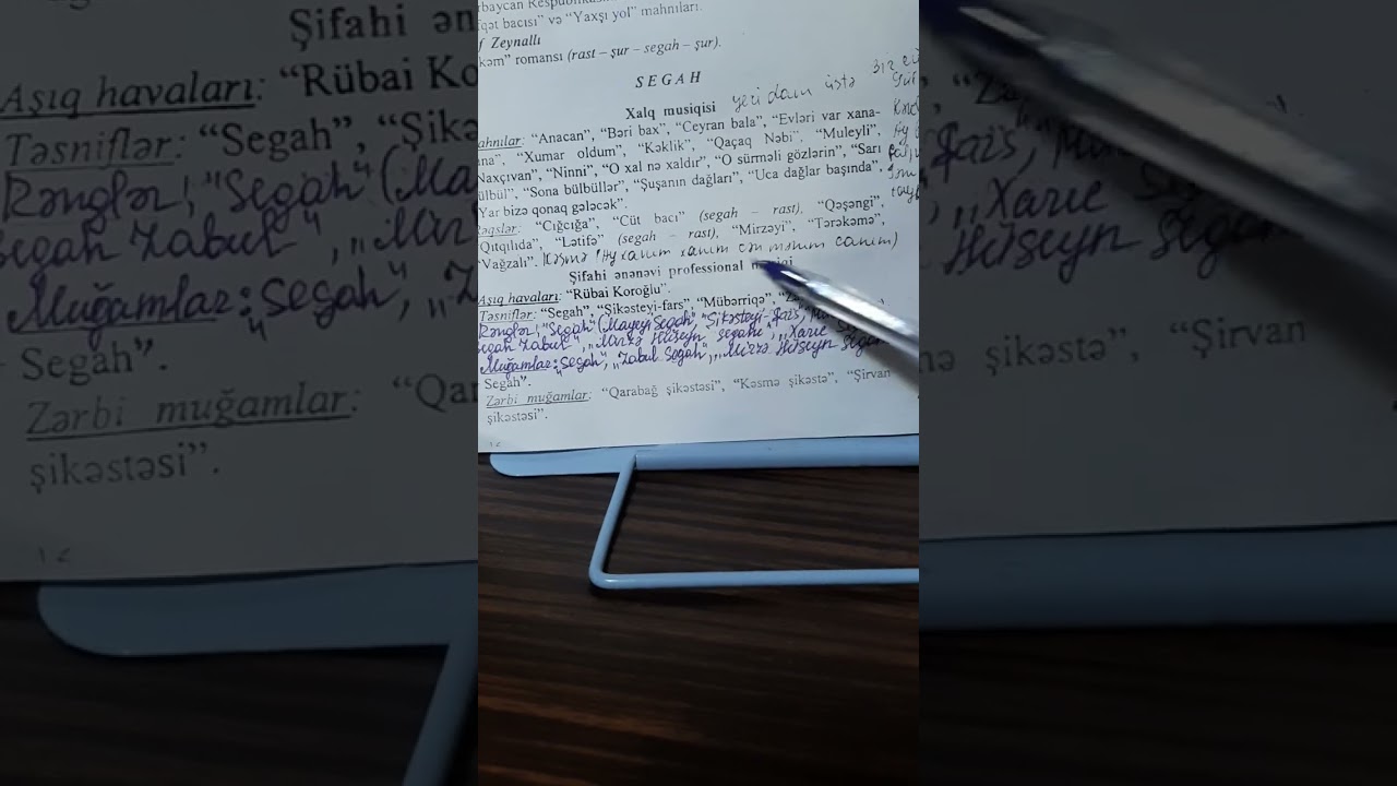 Attestasiya mövzusu. 