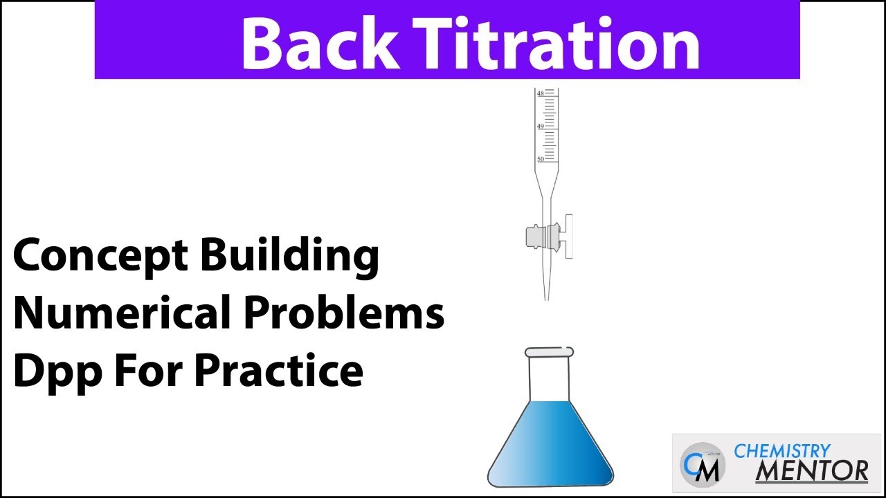 Back titration iit jee YouTube