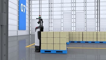 AiTEN Forklift Stacker Robot For Narrow Aisle AM Series