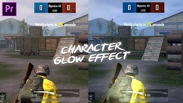 How To Add character Glow In Pubg Montage | Adobe premiere Pro (Tutorial)