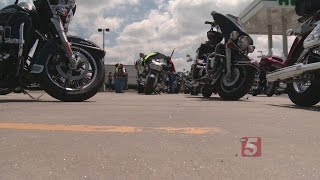 Motorcycle Veterans Travel To Chattanooga To Pay Their Respects