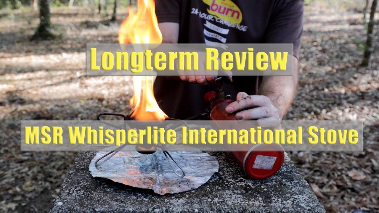 MSR Whisperlite International Stove Longterm Review - YouTube