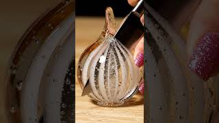 ASMR Cutting Glass Onion #aishorts
