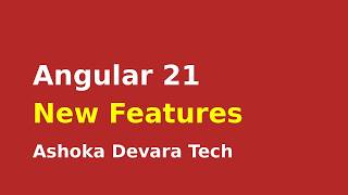 #short 1: Angular 21 New Features |Angular 21.2.2 Updates for Developers | Ashoka Devara Tech