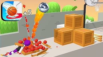 Bounce Dunk ​- All Levels Gameplay Android,ios (Part 23)